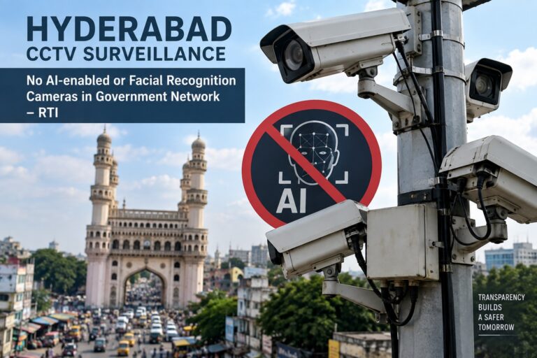 హైదరాబాద్లో AI కెమెరాలపై RTIలో కీలక సమాచారం