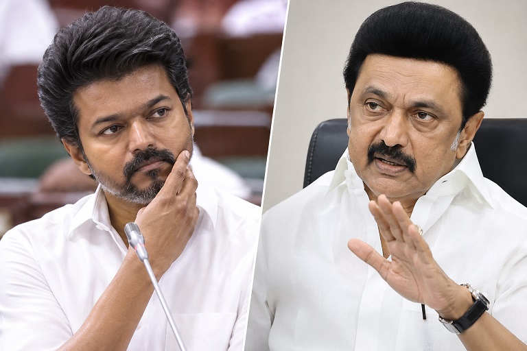 విజయ్ ‘దవడ’ సంజ్ఞపై స్టాలిన్ ఘాటు కౌంటర్.. ‘‘చరిత్రను మార్చలేరు
